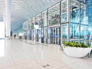 KLW Curtain Wall installed in an office