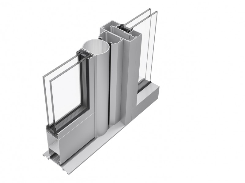 Top left view of a sample of KSF