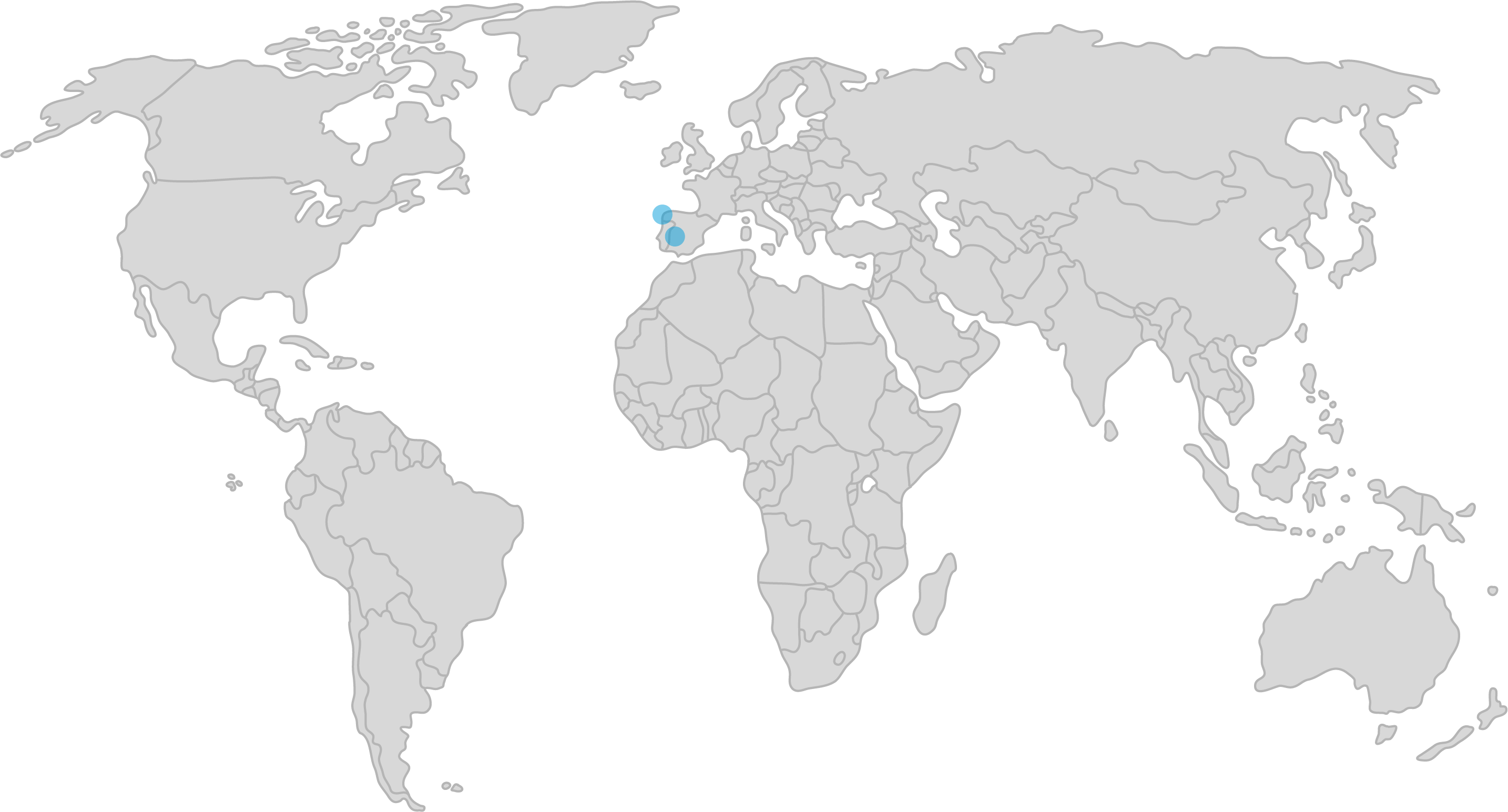 Global map - Padrón & Rois-Spain
