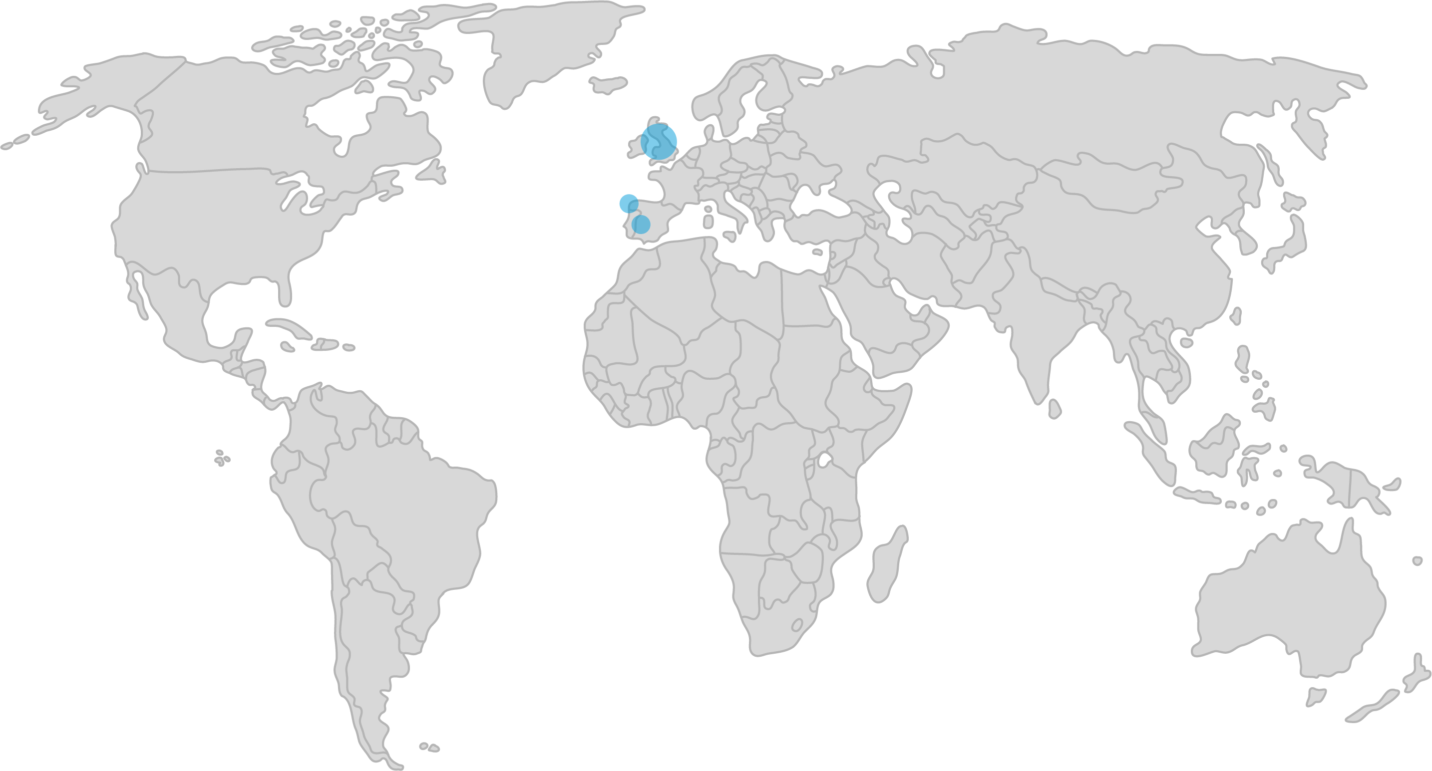 Global map - UK