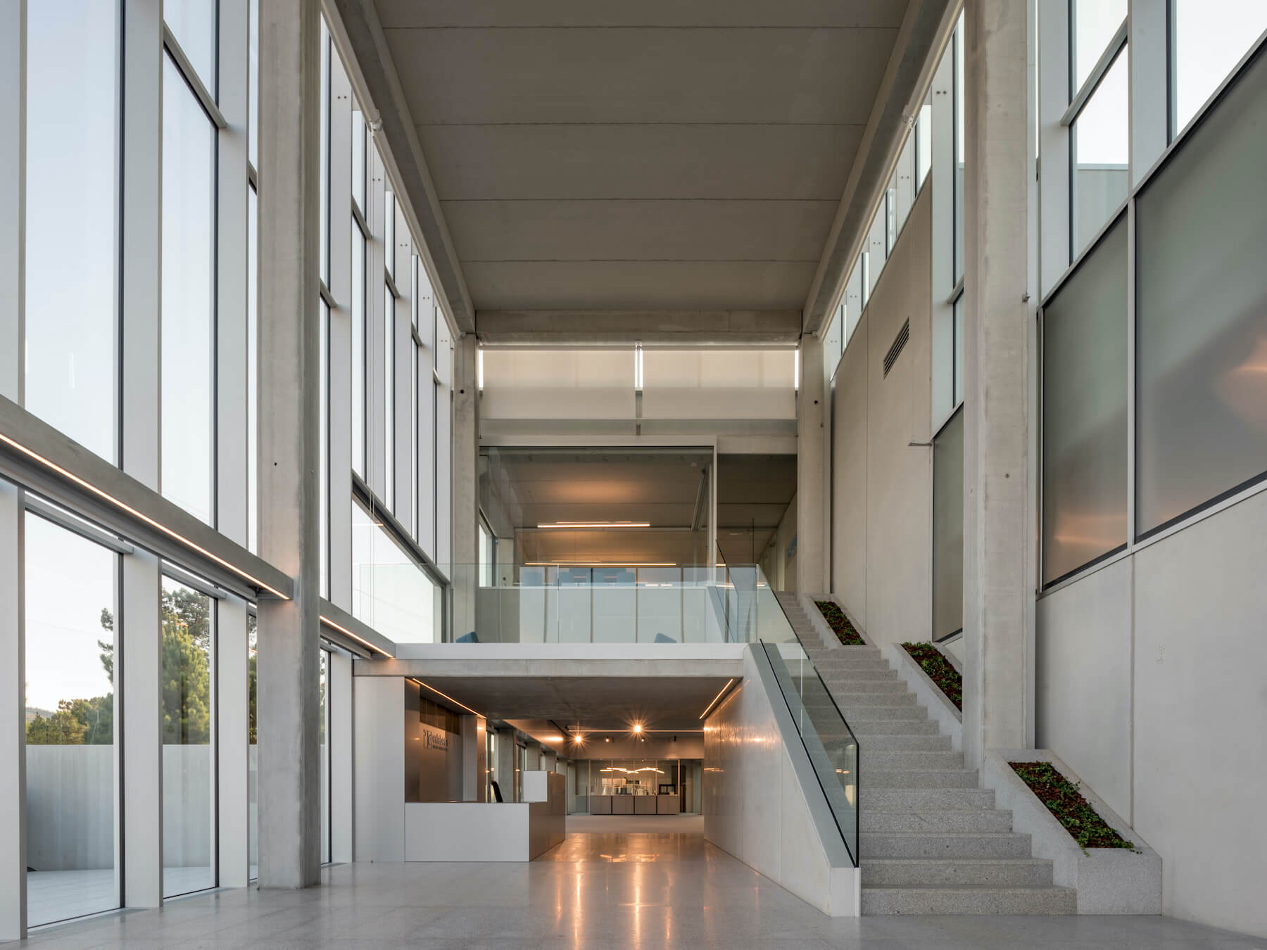 exlabesa building interior staircase and office