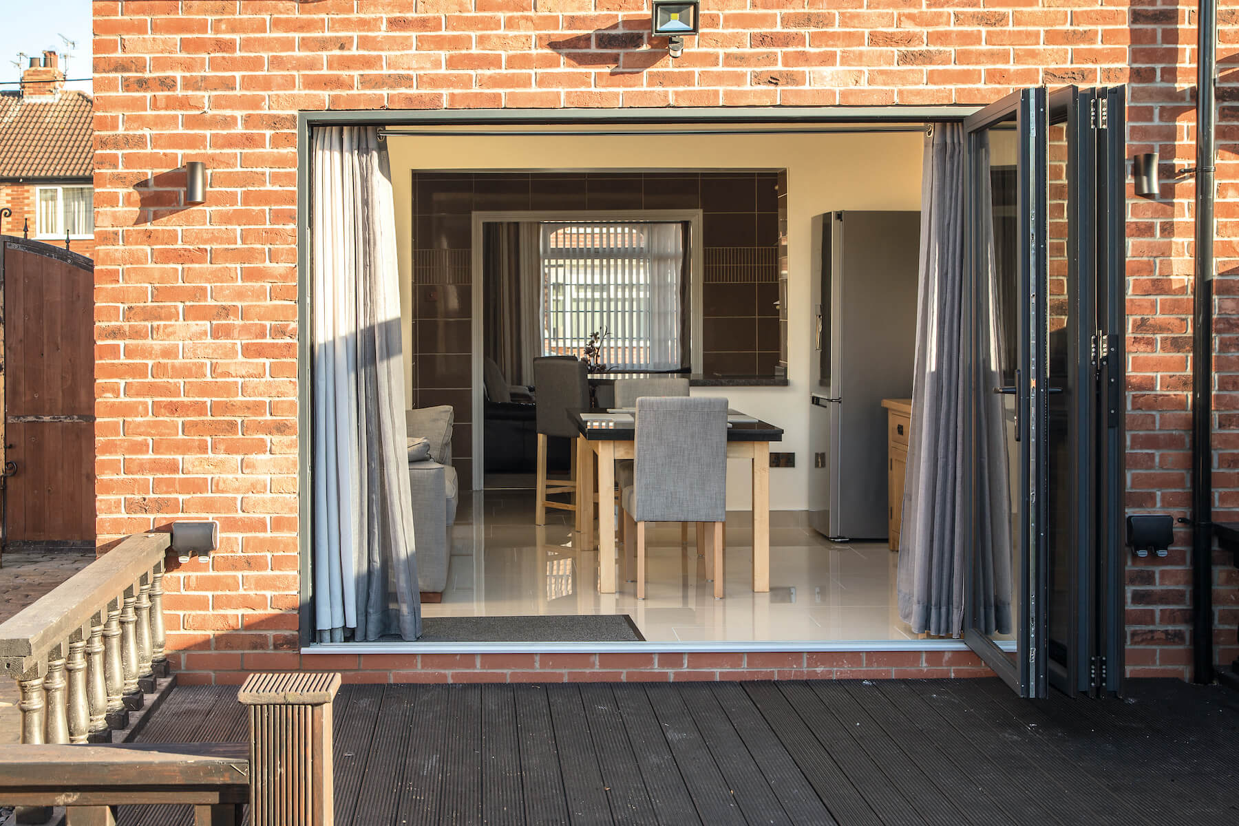 trade aluminium bi folding doors