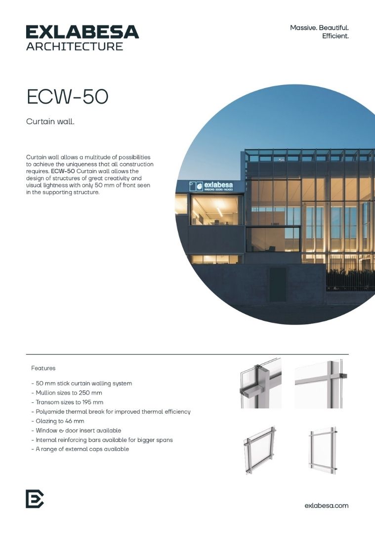 ECW50 curtain wall